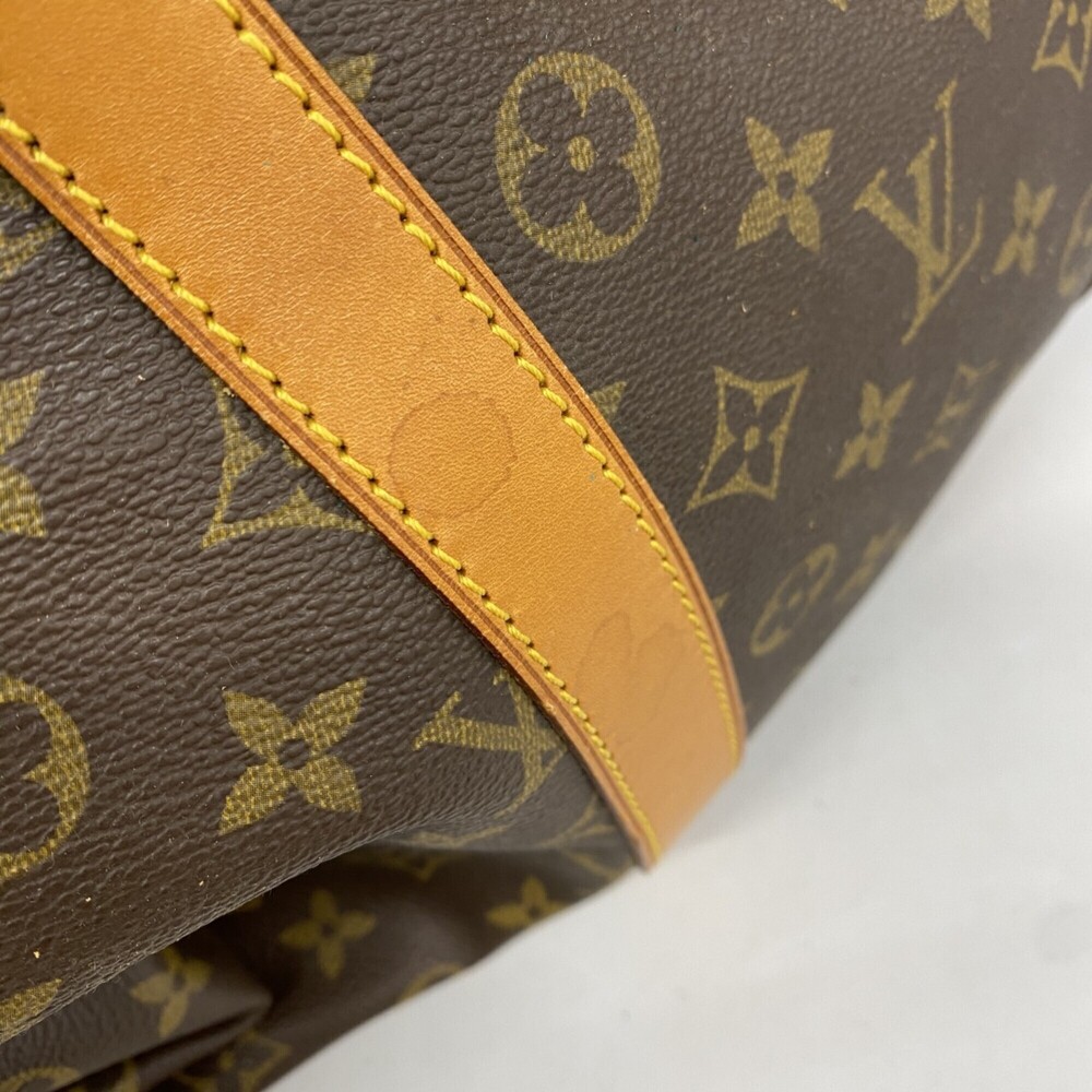 LOUIS VUITTON Brown Monogram Keepall 55 Boston Bag - Picture 8 of 13